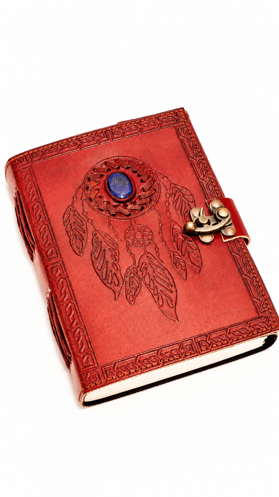 Celtic Dream Catcher Leather Journal